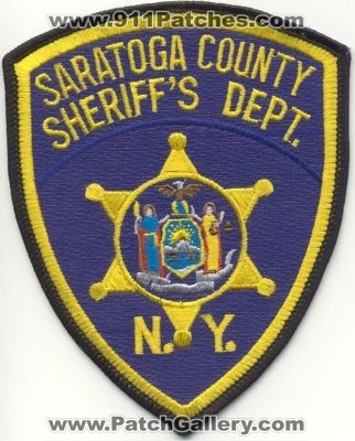 Saratoga County Sheriff's Dept
Thanks to EmblemAndPatchSales.com for this scan.
Keywords: new york sheriffs department
