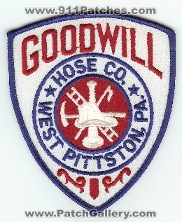 Goodwill Hose Co
Thanks to PaulsFirePatches.com for this scan.
Keywords: pennsylvania west pittston