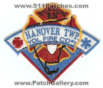 Hanover Twp Vol Fire Co #1
Thanks to PaulsFirePatches.com for this scan.
Keywords: pennsylvania township volunteer company number