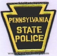 Pennsylvania State Police
Thanks to EmblemAndPatchSales.com for this scan.
