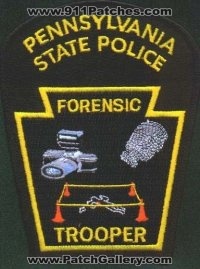 Pennsylvania State Police Trooper Forensic
Thanks to EmblemAndPatchSales.com for this scan.
