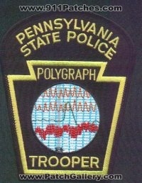 Pennsylvania State Police Trooper Polygraph
Thanks to EmblemAndPatchSales.com for this scan.

