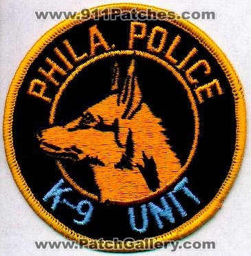Philadelphia Police K-9 Unit
Thanks to EmblemAndPatchSales.com for this scan.
Keywords: pennsylvania k9