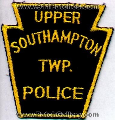Upper Southampton Twp Police
Thanks to EmblemAndPatchSales.com for this scan.
Keywords: pennsylvania township