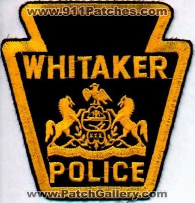 Whitaker Police
Thanks to EmblemAndPatchSales.com for this scan.
Keywords: pennsylvania