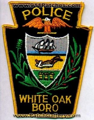 White Oak Boro Police
Thanks to EmblemAndPatchSales.com for this scan.
Keywords: pennsylvania