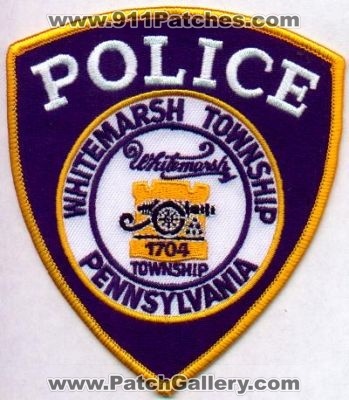 Whitemarsh Township Police
Thanks to EmblemAndPatchSales.com for this scan.
Keywords: pennsylvania