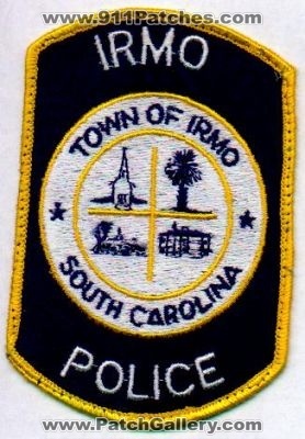 Irmo Police
Thanks to EmblemAndPatchSales.com for this scan.
Keywords: south carolina town of