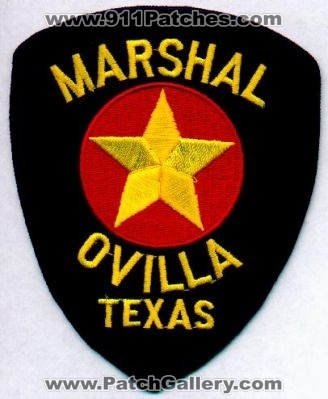 Ovilla Marshal
Thanks to EmblemAndPatchSales.com for this scan.
Keywords: texas