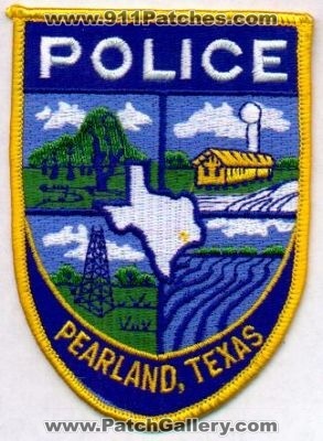 Pearland Police
Thanks to EmblemAndPatchSales.com for this scan.
Keywords: texas