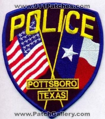 Pottsboro Police
Thanks to EmblemAndPatchSales.com for this scan.
Keywords: texas