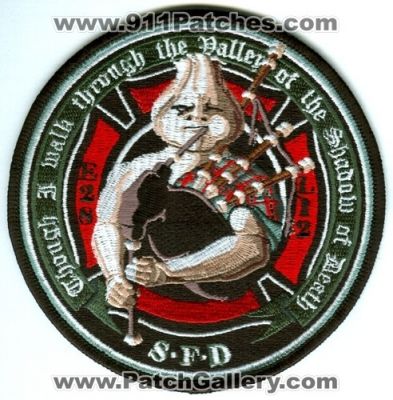 Seattle Fire Department Engine 28 Ladder 12 Patch (Washington)
[b]Scan From: Our Collection[/b]
[b]Designed and Made by Denny Kimball[/b]
Keywords: sfd e28 l12 dept. company co. station though i walk through the valley of the shadow of death