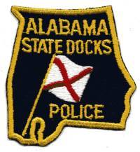 Alabama State Docks Police
Thanks to BensPatchCollection.com for this scan.
