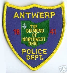 Antwerp Police Dept (Ohio)
Thanks to apdsgt for this scan.
Keywords: department