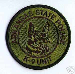 Arkansas State Police K-9 Unit
Thanks to apdsgt for this scan.
Keywords: k9