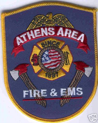 Athens Area Fire & EMS
Thanks to Brent Kimberland for this scan.
Keywords: michigan