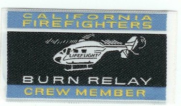California Firefighters Burn Relay Crew Member
Thanks to PaulsFirePatches.com for this scan.
Keywords: fire ems helicopter standford lifeflight