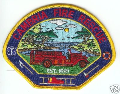 Cambria Fire Rescue (California)
Thanks to Jack Bol for this scan.
