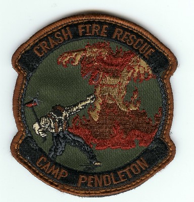 Camp Pendleton Crash Fire Rescue
Thanks to PaulsFirePatches.com for this scan.
Keywords: california cfr arff aircraft usmc marine corps