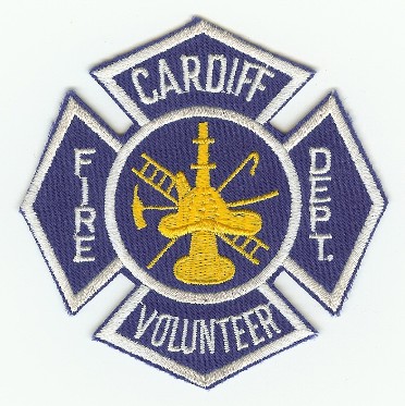 Cardiff Volunteer Fire Dept
Thanks to PaulsFirePatches.com for this scan.
Keywords: new jersey department
