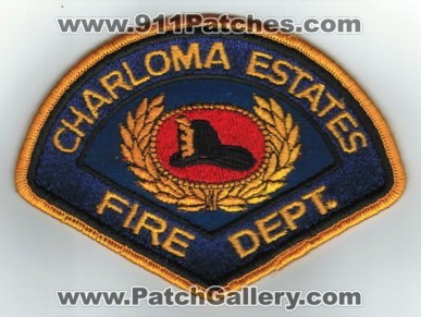 Charloma Estates Fire Department (California)
Thanks to PaulsFirePatches.com for this scan.
Keywords: dept.