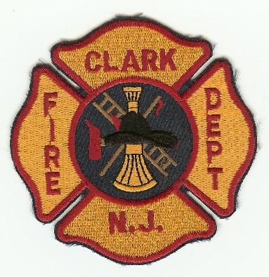 Clark Fire Dept
Thanks to PaulsFirePatches.com for this scan.
Keywords: new jersey department