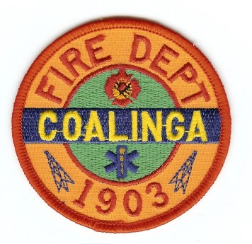 Coalinga Fire Dept
Thanks to PaulsFirePatches.com for this scan.
Keywords: california department
