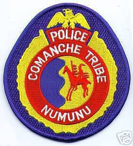 Comanche Tribe Police (Oklahoma)
Thanks to apdsgt for this scan.
Keywords: numunu