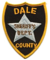 Dale County Sheriff's Dept (Alabama)
Thanks to BensPatchCollection.com for this scan.
Keywords: sheriffs department