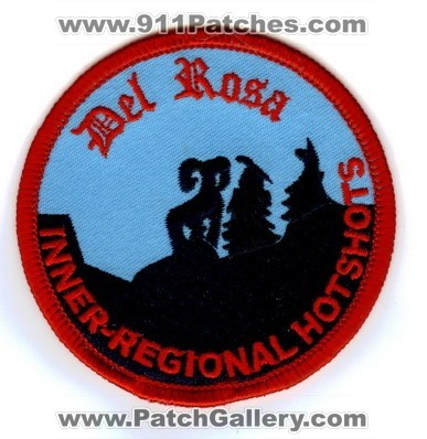 Del Rosa Inter-Regional HotShots Wildland Fire (California)
Thanks to PaulsFirePatches.com for this scan.
