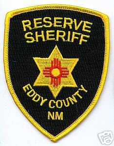Eddy County Sheriff Reserve (New Mexico)
Thanks to apdsgt for this scan.
