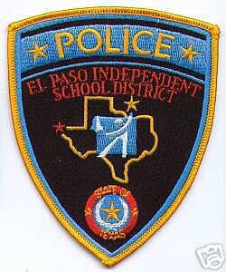 El Paso Independent School District Police (Texas)
Thanks to apdsgt for this scan.
Keywords: isd
