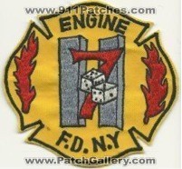 FDNY Fire Engine 7 (New York)
Thanks to Mark Hetzel Sr. for this scan.
Keywords: department of city f.d.n.y.