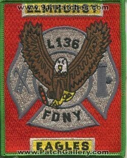 FDNY Fire Ladder 136 (New York)
Thanks to Mark Hetzel Sr. for this scan.
Keywords: city department of l136