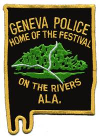 Geneva Police (Alabama)
Thanks to BensPatchCollection.com for this scan.
