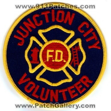 Junction City Volunteer Fire Department (California)
Thanks to Paul Howard for this scan. 
Keywords: f.d. fd dept.