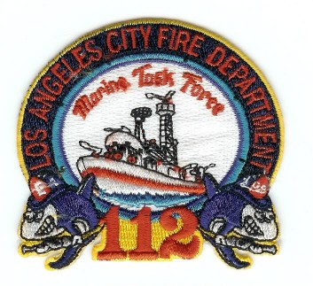 Los Angeles Fire Marine 112
Thanks to PaulsFirePatches.com for this scan.
Keywords: california task force city lafd