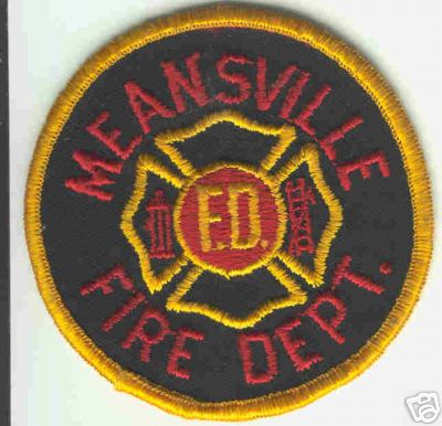 Meansville Fire Dept
Thanks to Brent Kimberland for this scan.
Keywords: georgia department f.d. fd