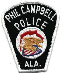 Phil Campbell Police (Alabama)
Thanks to BensPatchCollection.com for this scan.
