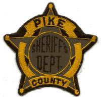 Pike County Sheriff's Dept (Alabama)
Thanks to BensPatchCollection.com for this scan.
Keywords: sheriffs department