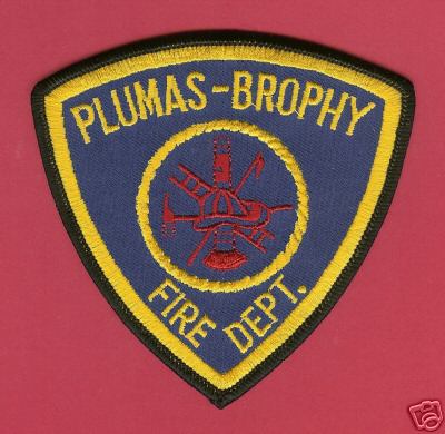 Plumas Brophy Fire Dept
Thanks to PaulsFirePatches.com for this scan.
Keywords: california department