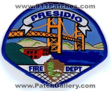 Presidio Fire Department (California)
Thanks to Paul Howard for this scan. 
Keywords: dept. nps national park service