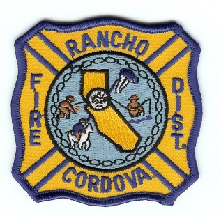 Rancho Cordova Fire Dist
Thanks to PaulsFirePatches.com for this scan.
Keywords: california district