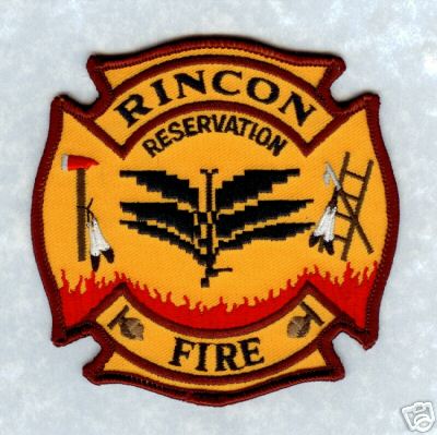 Rincon Reservation Fire
Thanks to PaulsFirePatches.com for this scan.
Keywords: california