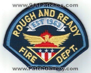 Rough and Ready Fire Department (California)
Thanks to Paul Howard for this scan.
Keywords: dept. &