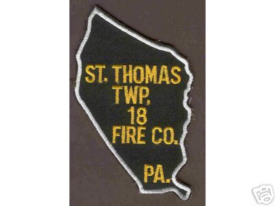 Saint Thomas Twp 18 Fire Co
Thanks to Brent Kimberland for this scan.
Keywords: pennsylvania st township company