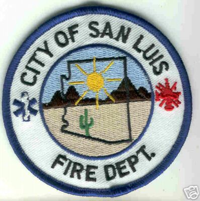 San Luis Fire Dept
Thanks to Brent Kimberland for this scan.
Keywords: arizona department city of