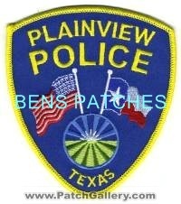 Plainview Police (Texas)
Thanks to BensPatchCollection.com for this scan.
