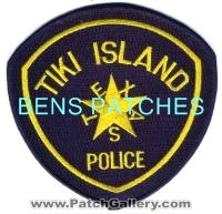 Tiki Island Police (Texas)
Thanks to BensPatchCollection.com for this scan.
