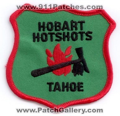Hobart HotShots Tahoe (California)
Thanks to Paul Howard for this scan.
Keywords: wildland fire